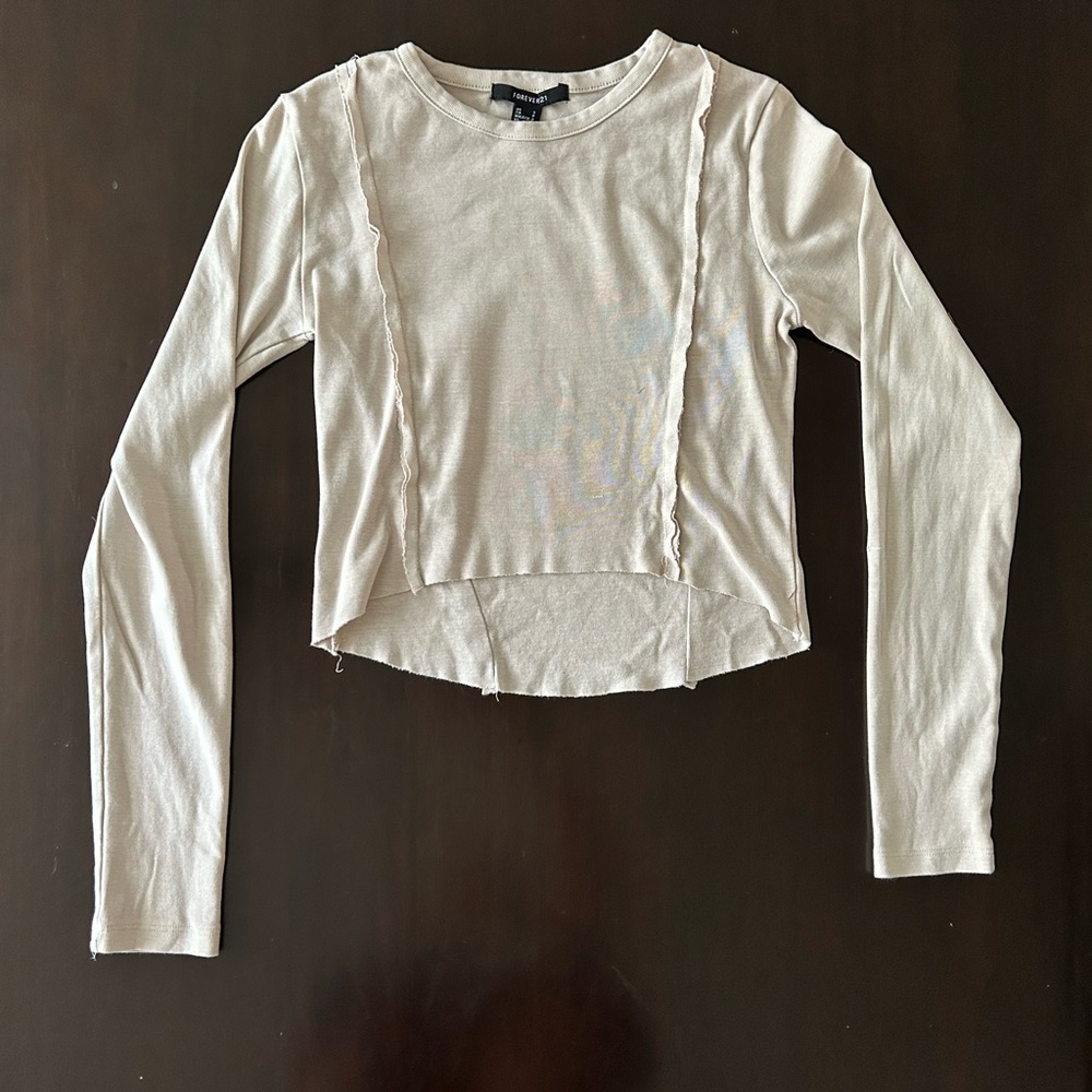 Forever 21 crop long sleeve